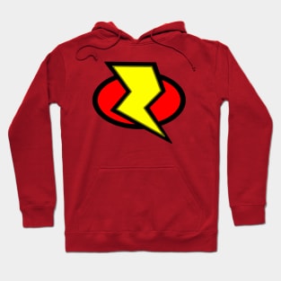 Lightning Bolt Logo - Red Hoodie